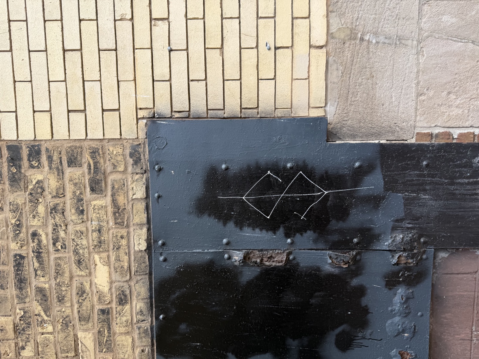 West Exterior - Graffiti